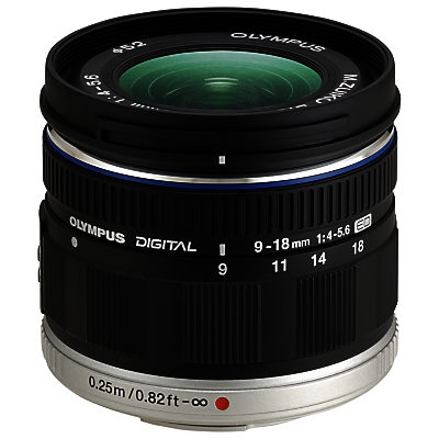 Olympus M.ZUIKO DIGITAL ED 9‑18mm f4‑5.6 Compact Ultra Wide Angle Zoom Lens